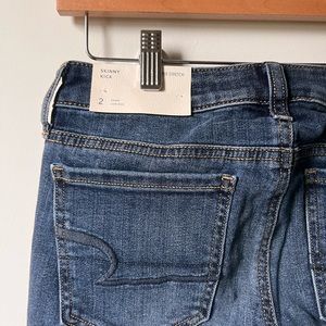 American Eagle jeans size 2 Short skinny kick